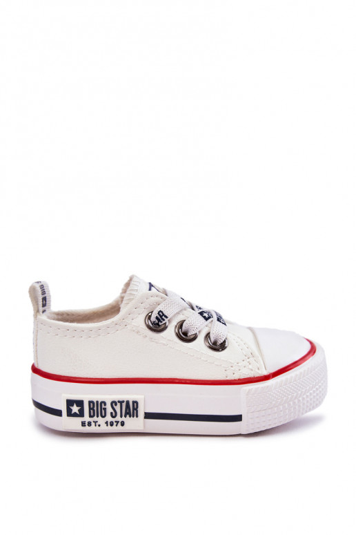 Vaikiški laisvalaikio batai BIG STAR KK374040 baltos spalvos Vaikiški laisvalaikio batai BIG STAR KK374040 baltos spalvos