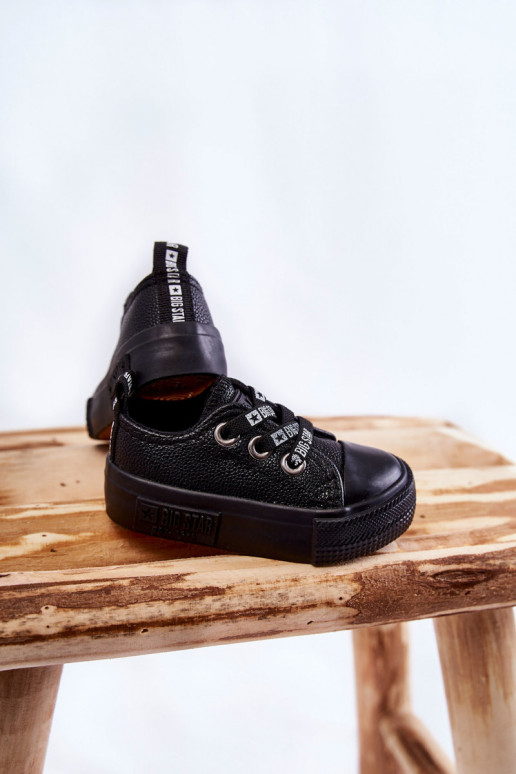 Vaikiški laisvalaikio batai BIG STAR KK374059 juodos spalvos Vaikiški laisvalaikio batai BIG STAR KK374059 juodos spalvos