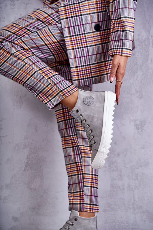 Laisvalaikio bateliai Big Star pašiltinti pilkos spalvos EE274114