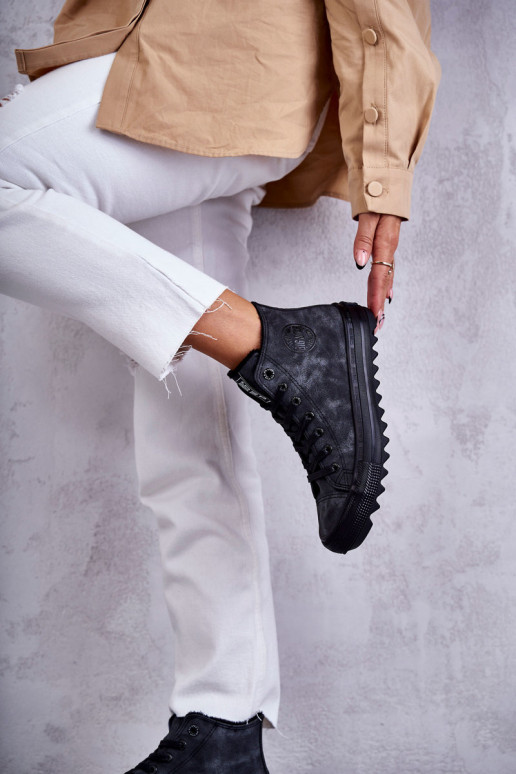 Laisvalaikio bateliai Big Star pašiltinti juodos spalvos GG274069