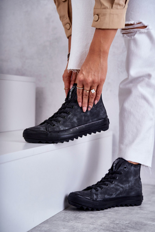 Laisvalaikio bateliai Big Star pašiltinti juodos spalvos GG274069