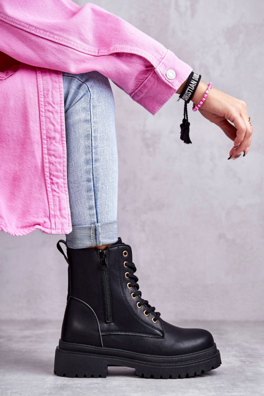 Moteriški aulinukai pašiltinti juodos spalvos Dorchen