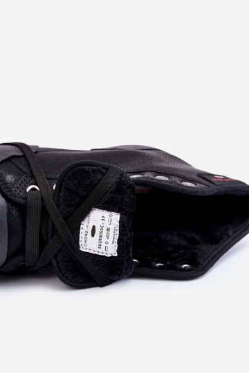 laisvalaikio batai su auliuku Cross Jeans KK2R4055C juodos spalvos 2