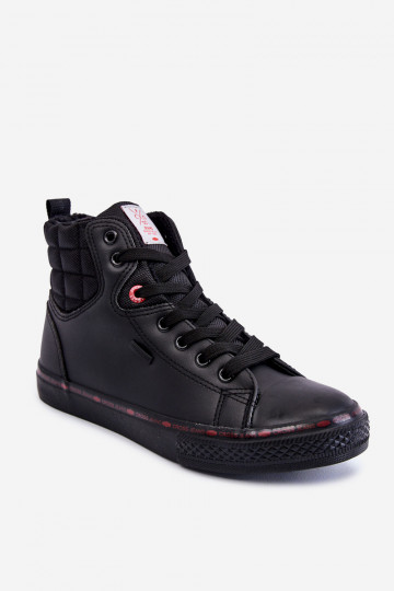 laisvalaikio batai su auliuku Cross Jeans KK2R4058C juodos spalvos
