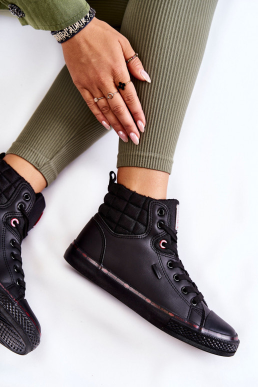 laisvalaikio batai su auliuku Cross Jeans KK2R4058C juodos spalvos