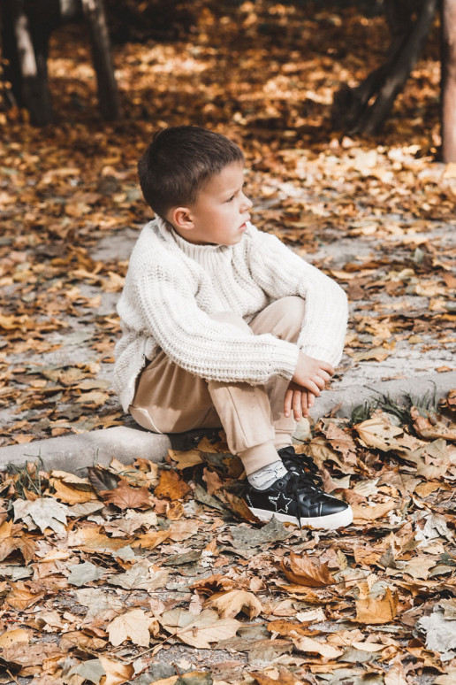 Vaikiški sportiniai bateliai su raišteliais Big Star KK374223 juodos spalvos