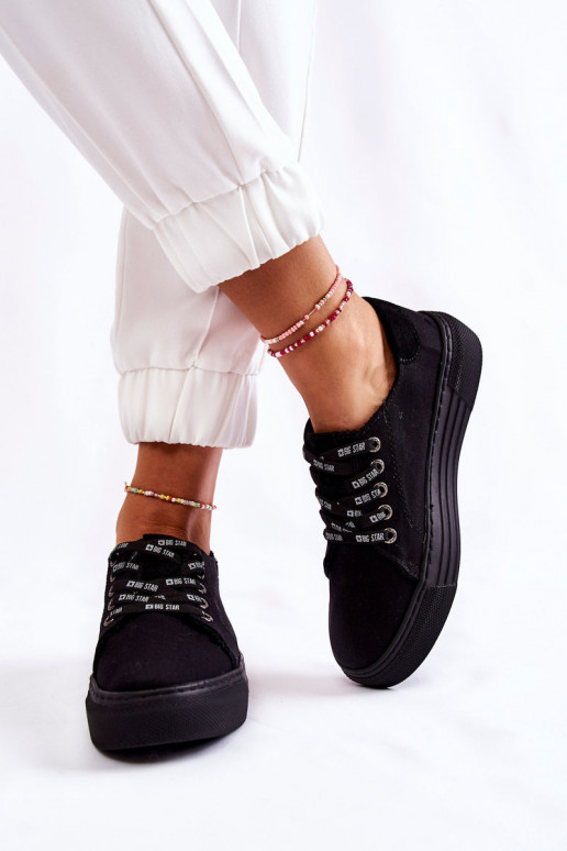 Moteriški batai Memory Foam System Big Star KK276001 juodos spalvos