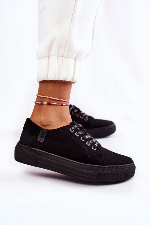 Moteriški batai Memory Foam System Big Star KK276001 juodos spalvos