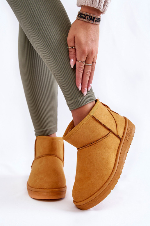 pašiltinti sniego batai Big Star KK274289 rudos spalvos