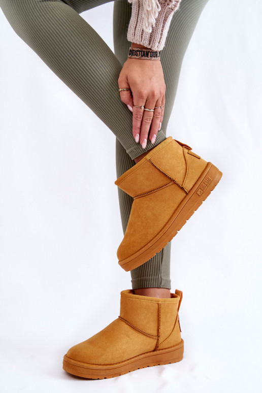 pašiltinti sniego batai Big Star KK274289 rudos spalvos