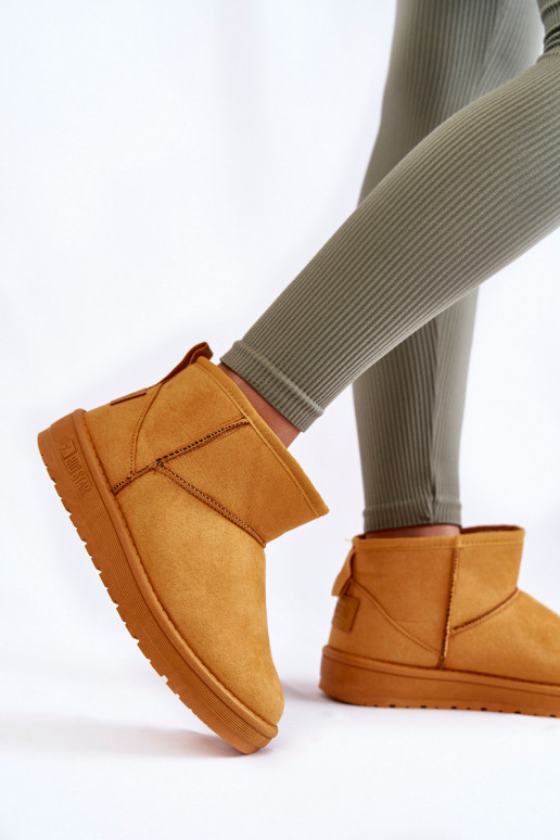 pašiltinti sniego batai Big Star KK274289 rudos spalvos