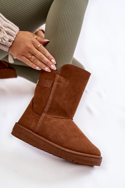 sniego batai Big Star KK274616 rudos spalvos