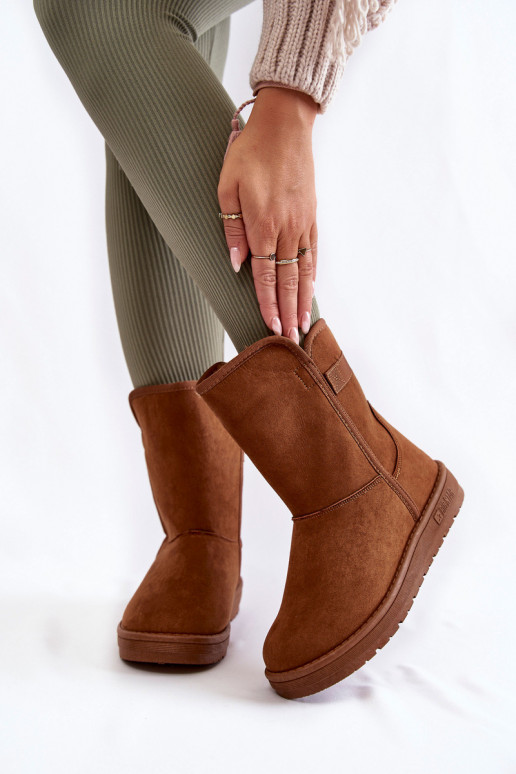 sniego batai Big Star KK274616 rudos spalvos