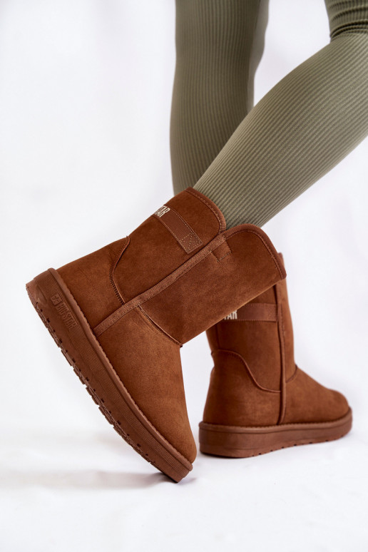 sniego batai Big Star KK274616 rudos spalvos