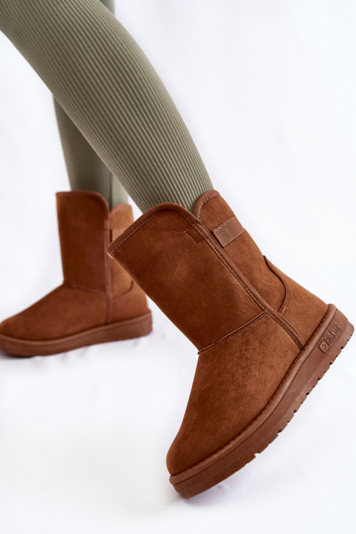 sniego batai Big Star KK274616 rudos spalvos