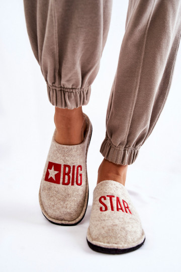 naminės šlepetės Big Star KK276021 smėlio spalvos 2