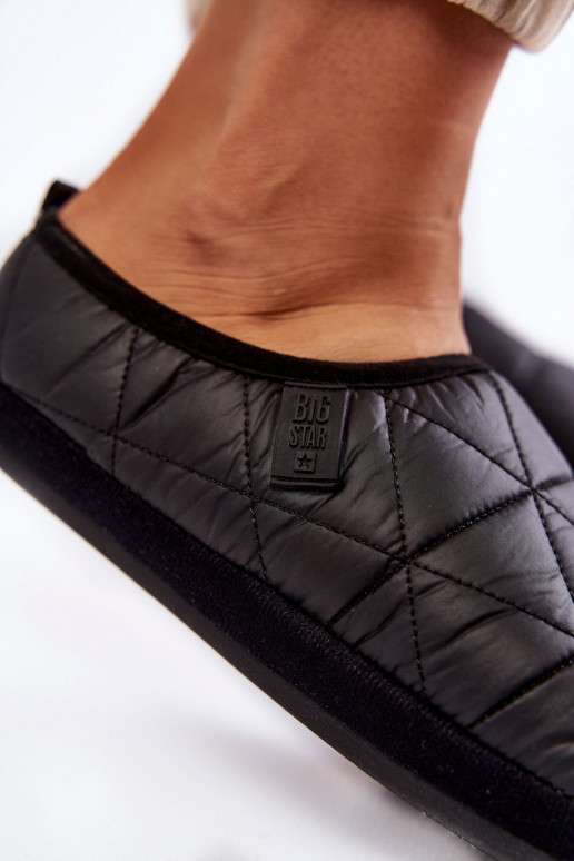 Įsispiriamo modelio šlepetės Big Star KK274606 juodos spalvos