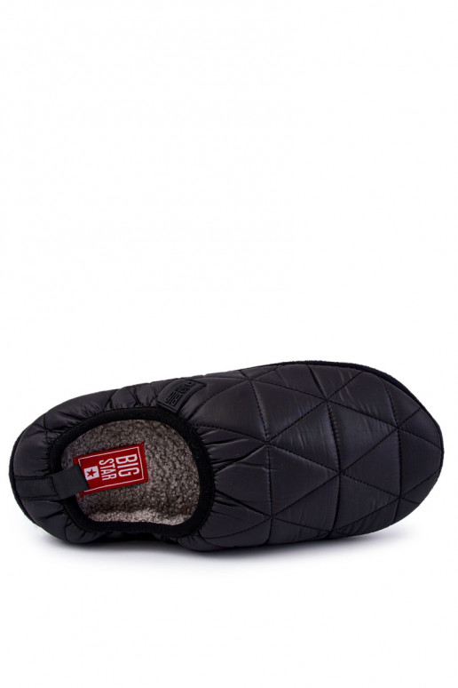 Vyriškos šlepetės Big Star KK174365 juodos spalvos