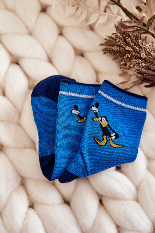 Vaikiškos medvilninės kojinės su raštais 5 vnt. įvairių spalvų