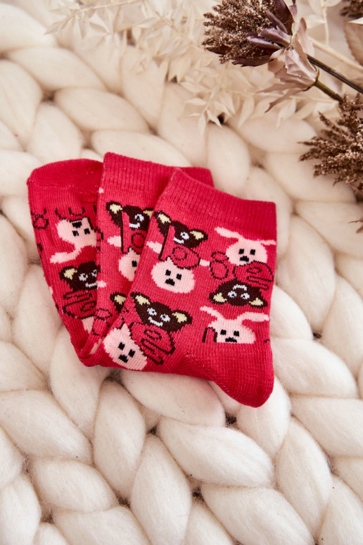 Išskirtinės kojinės su raštais 5 vnt. įvairių spalvų