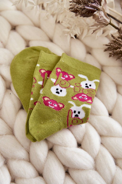 Išskirtinės kojinės su raštais 5 vnt. įvairių spalvų