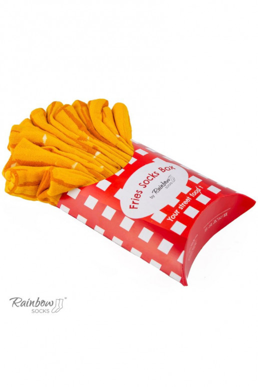 Spalvotos kojinės dėžutėje 2 poros