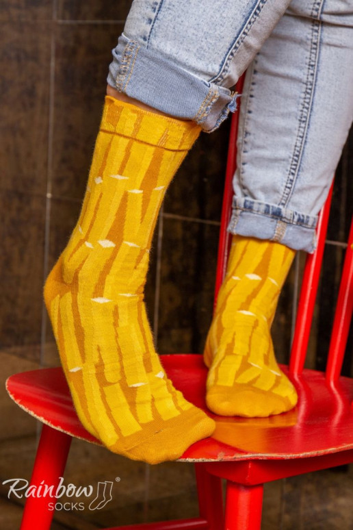 Spalvotos kojinės dėžutėje 2 poros