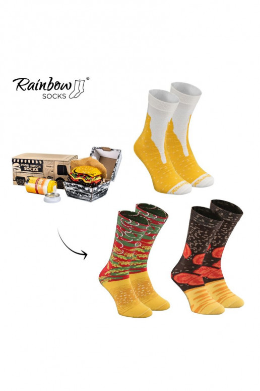 Kojinių rinkinys Food Truck Socks Box 3 poros