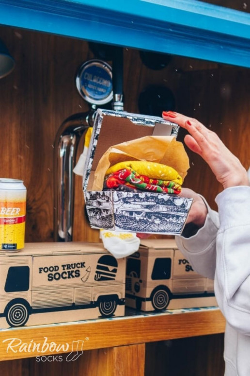 Kojinių rinkinys Food Truck Socks Box 3 poros