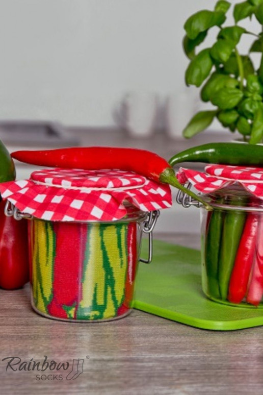 Spalvotos kojinės dėžutėje 2 poros