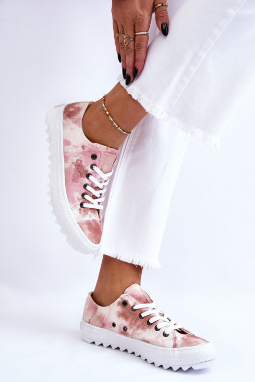 lygiapadžiai sportbačiai Big Star LL274044 rožinės-smėlio spalvos