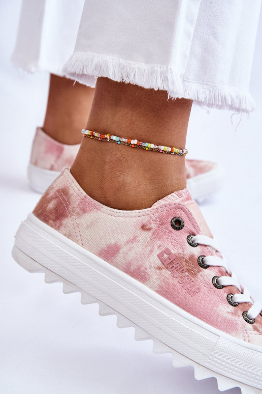 lygiapadžiai sportbačiai Big Star LL274044 rožinės-smėlio spalvos