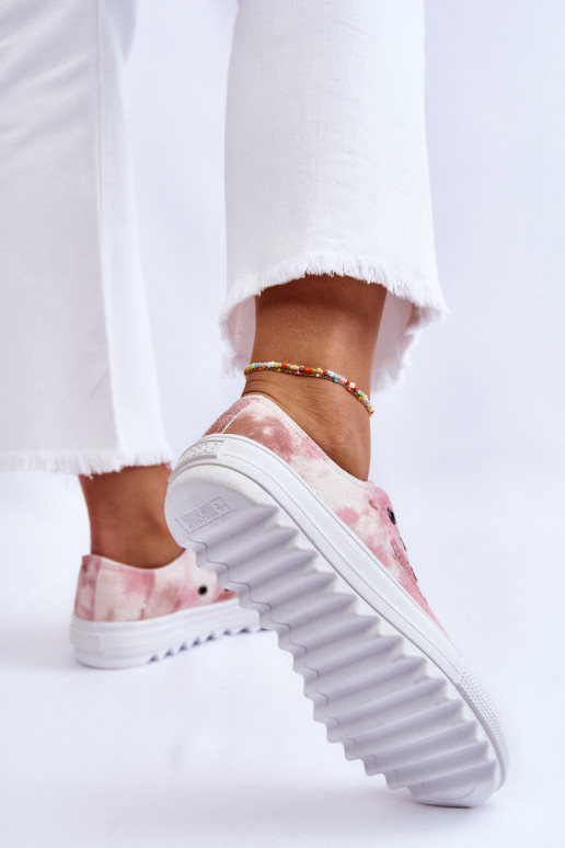 lygiapadžiai sportbačiai Big Star LL274044 rožinės-smėlio spalvos