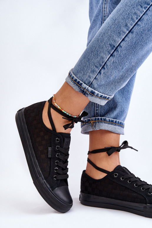 Klasikinio modelio lygiapadžiai sportbačiai Big Star LL274072 juodos spalvos