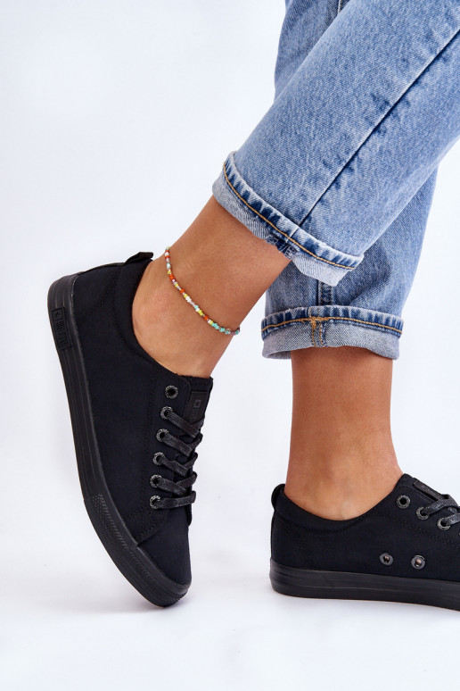 lygiapadžiai sportbačiai Big Star LL274057 juodos spalvos