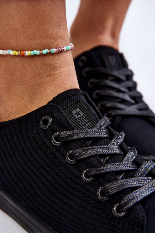 lygiapadžiai sportbačiai Big Star LL274057 juodos spalvos