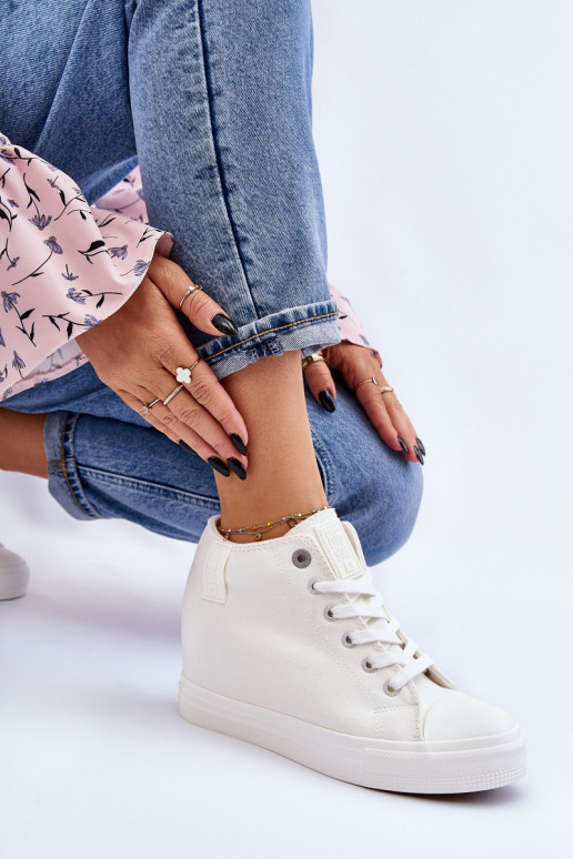 laisvalaikio batai su auliuku Big Star LL274035 baltos spalvos