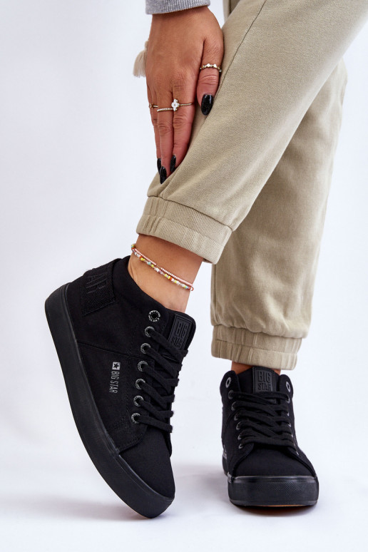 Klasikinio modelio laisvalaikio batai su auliuku Big Star LL274001 juodos spalvos