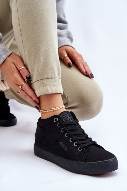 Klasikinio modelio laisvalaikio batai su auliuku Big Star LL274001 juodos spalvos