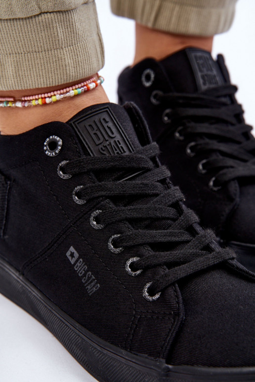 Klasikinio modelio laisvalaikio batai su auliuku Big Star LL274001 juodos spalvos