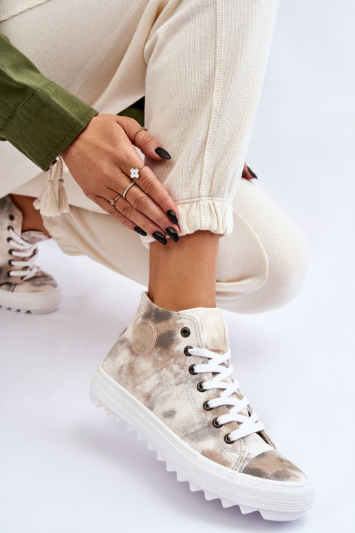 Laisvalaikio bateliai Big Star LL274047 Baltos-žalios spalvos