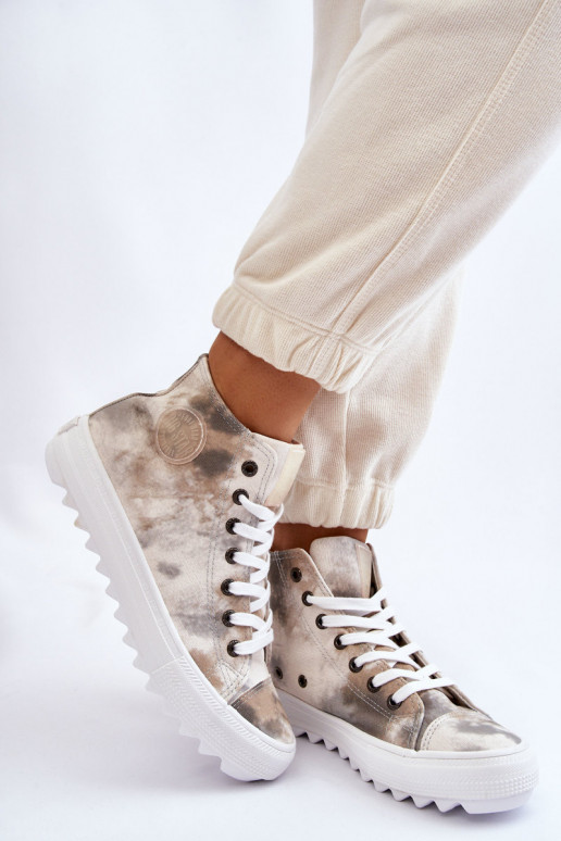 Laisvalaikio bateliai Big Star LL274047 Baltos-žalios spalvos