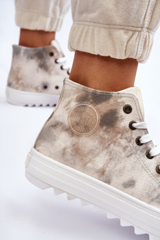 Laisvalaikio bateliai Big Star LL274047 Baltos-žalios spalvos