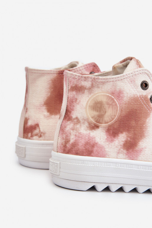 Laisvalaikio bateliai Big Star LL274048 smėlio spalvos-rožinės spalvos