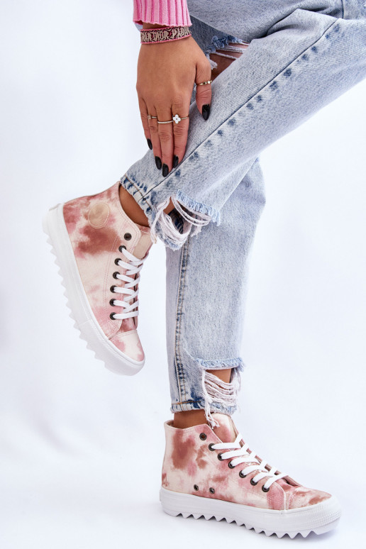 Laisvalaikio bateliai Big Star LL274048 smėlio spalvos-rožinės spalvos