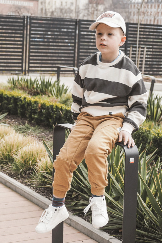 Vaikiški Klasikinio modelio laisvalaikio batai su auliuku Big Star LL374002 baltos spalvos