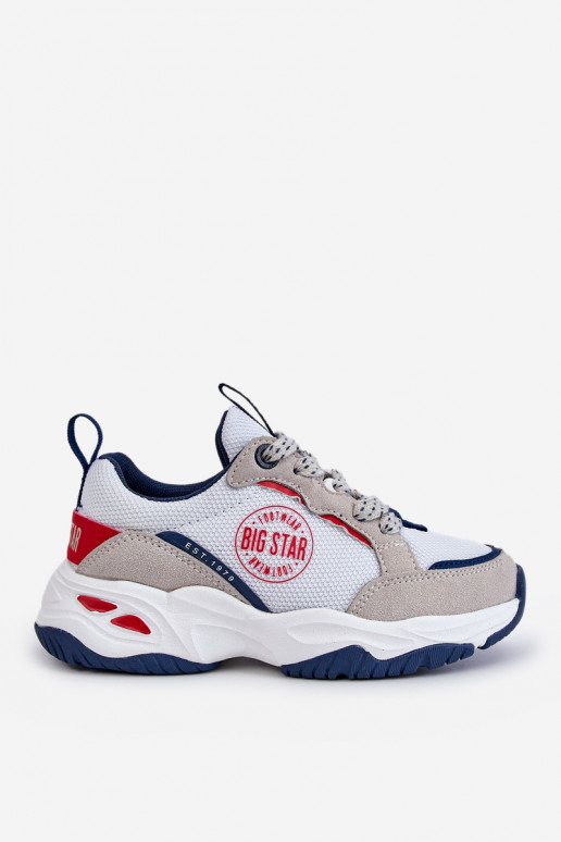 Vaikiški sportiniai bateliai Memory Foam System Big Star JJ374269 baltos spalvos