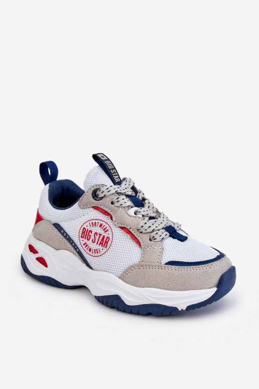 Vaikiški sportiniai bateliai Memory Foam System Big Star JJ374269 baltos spalvos
