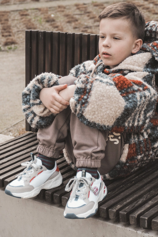 Vaikiški sportiniai bateliai Memory Foam System Big Star JJ374269 baltos spalvos