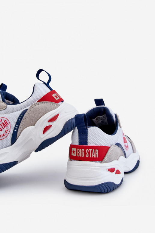 Vaikiški sportiniai bateliai Memory Foam System Big Star JJ374269 baltos spalvos